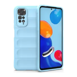 Xiaomi Redmi Note 11 Kılıf Optimum Silikon - Sky Blue