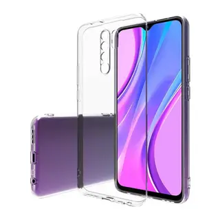 Xiaomi Redmi 9 Kılıf Lüx Şeffaf Silikon - Şeffaf