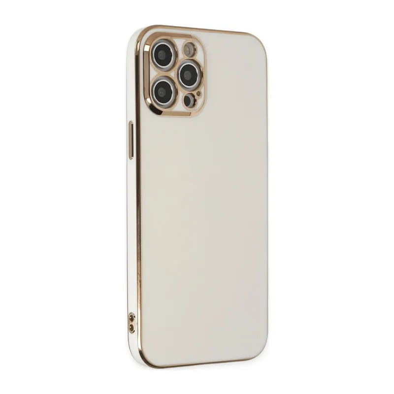 Apple iPhone 12 Pro Kılıf Volet Silikon - Beyaz