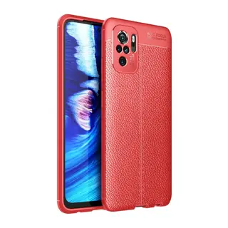 Xiaomi Redmi Note 10 Kılıf Auto Focus Kapak - Kırmızı