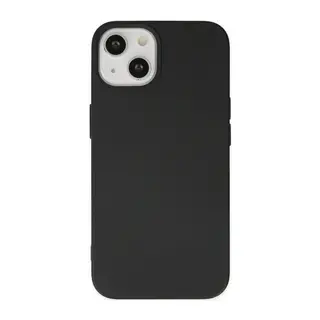 Apple iPhone 14 Plus Kılıf Nano içi Kadife Silikon - Siyah