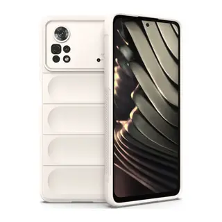 Xiaomi Poco X4 Pro 5G Kılıf Optimum Silikon - Krem