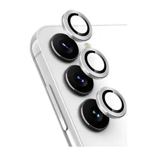 Samsung Galaxy A34 5G Valdez Metal Kamera Lens - Gümüş