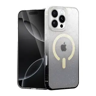 Apple iPhone 16 Pro Pummel Shiny Magsafe Kapak - Siyah