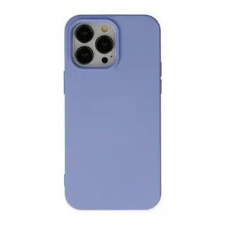 Apple iPhone 14 Pro Kılıf Nano içi Kadife Silikon - Lila