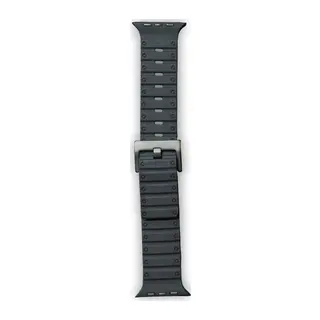 Apple Watch 42mm Magnus Mıknatıslı Silikon Kordon - Siyah