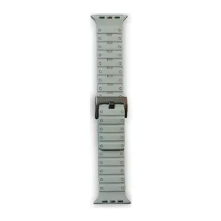 Apple Watch 42mm Magnus Mıknatıslı Silikon Kordon - Gri