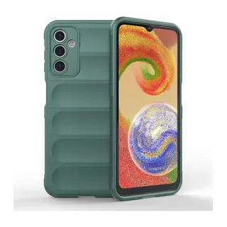 Samsung Galaxy A14 4G Kılıf Optimum Silikon - Koyu Yeşil