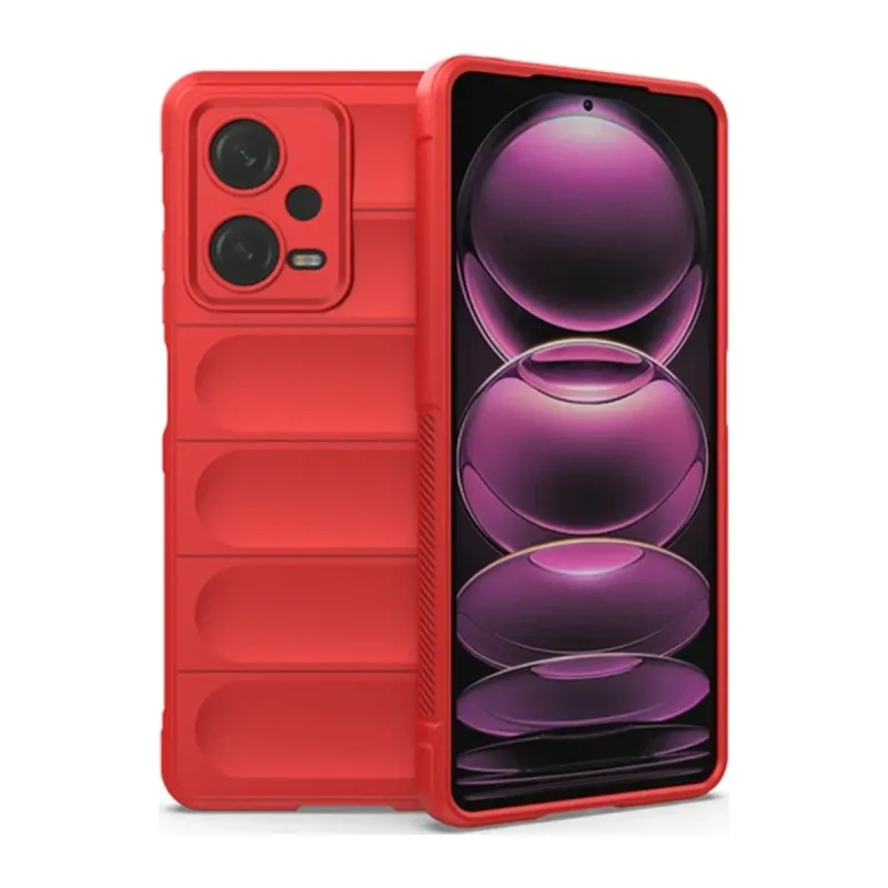 Xiaomi Redmi Note 12 4G Kılıf Optimum Silikon - Kırmızı