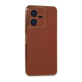 Vivo Y22 2022 Kılıf Volet Silikon - Kırmızı