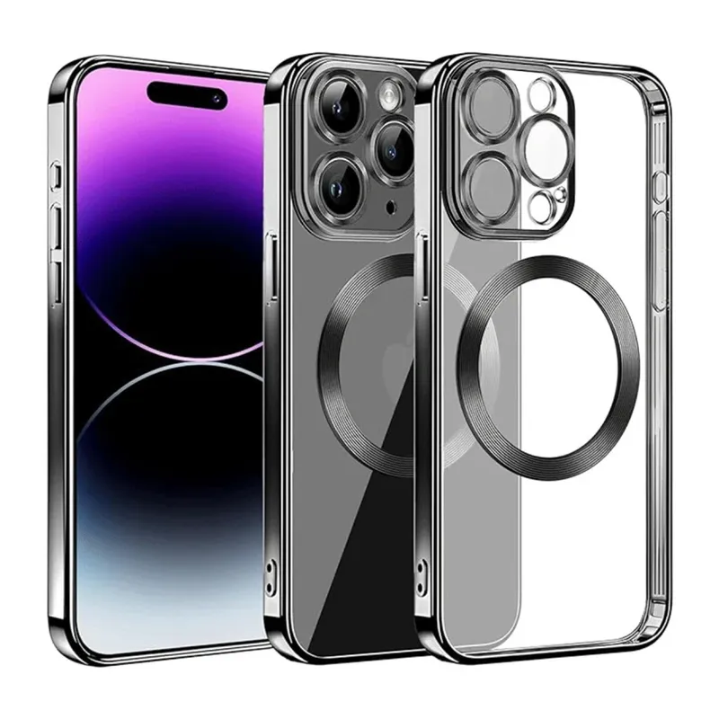 Apple iPhone 13 Pro Max Kılıf Slot Silikon - Siyah