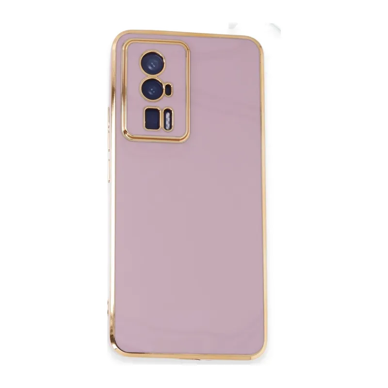 Xiaomi Poco F5 Pro Kılıf Volet Silikon - Mor