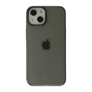 Apple iPhone 14 Plus Kılıf Pc Sert Şeffaf Kapak - Siyah