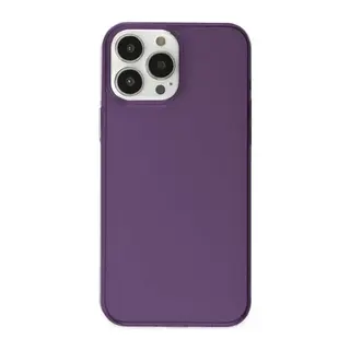 Apple iPhone 14 Pro Kılıf Pc Sert Şeffaf Kapak - Mor