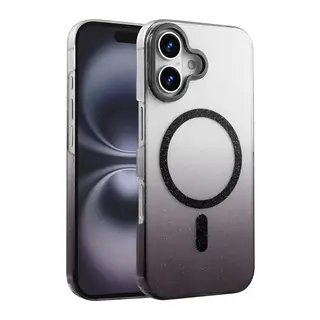 Apple iPhone 16 Plus Glossy Magsafe Kapak - Siyah