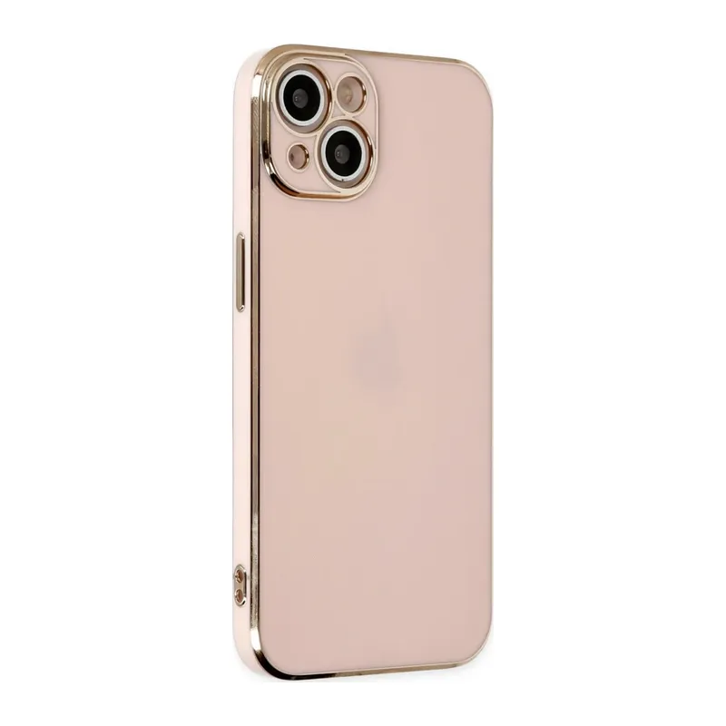 Apple iPhone 14 Kılıf Volet Silikon - Pembe