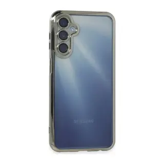 Samsung Galaxy A15 4G Kılıf Razer Lensli Silikon - Gümüş