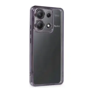 Xiaomi Poco X6 Kılıf Razer Lensli Silikon - Mor