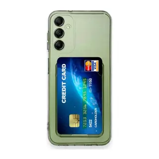 Samsung Galaxy A35 5G Kılıf Kart Şeffaf Silikon - Şeffaf