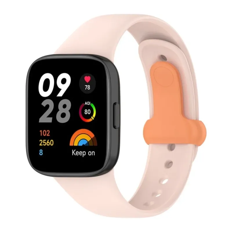 Xiaomi Redmi Watch 3 Origin Silikon Kordon - Pudra