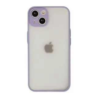 Apple iPhone 14 Kılıf Montreal Silikon Kapak - Mor