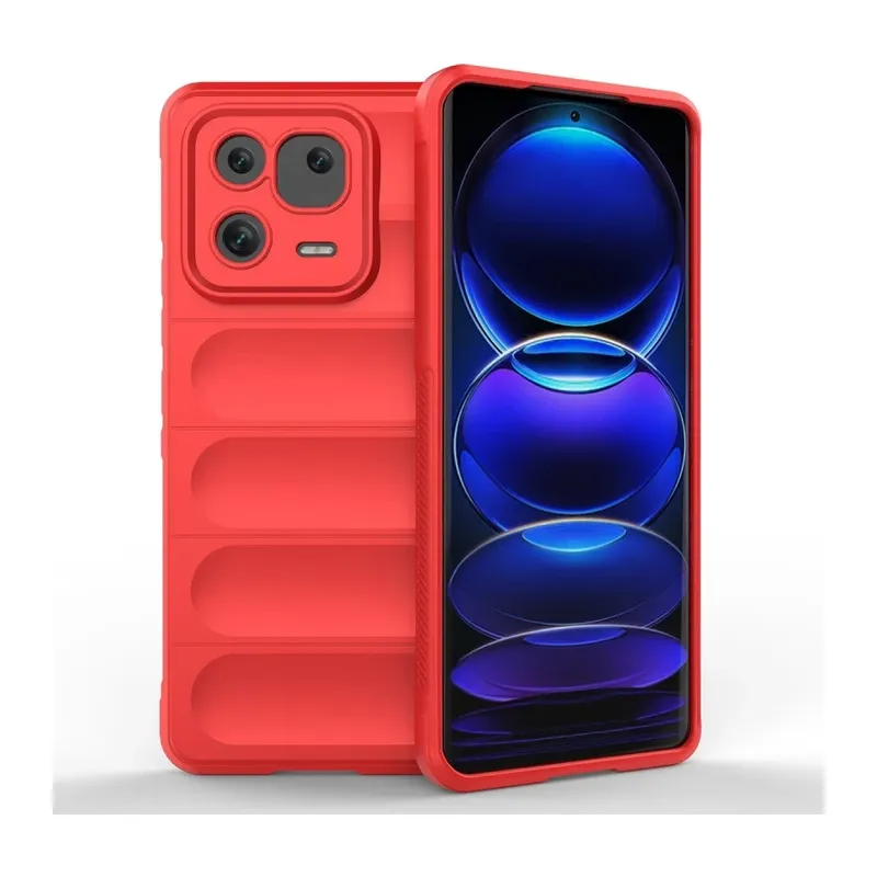 Xiaomi Mi 13 Kılıf Optimum Silikon - Kırmızı