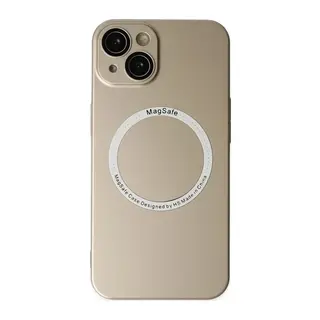 Apple iPhone 14 Plus Kılıf Jack Magneticsafe Lens Silikon - Gold