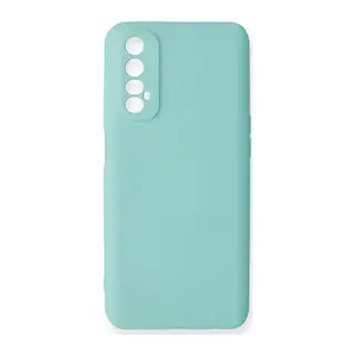 Realme 7 Kılıf Nano içi Kadife Silikon - Turkuaz