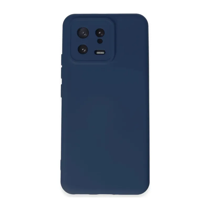 Xiaomi Mi 13 Kılıf Nano içi Kadife Silikon - Lacivert