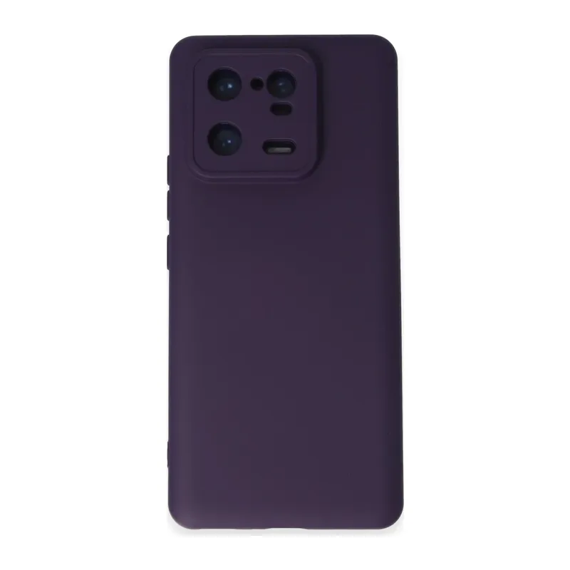 Xiaomi Mi 13 Pro Kılıf Nano içi Kadife Silikon - Mor