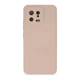 Xiaomi Mi 13 Kılıf Nano içi Kadife Silikon - Pudra