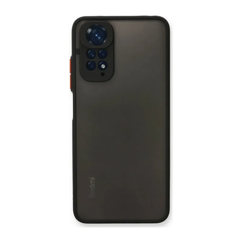 Xiaomi Redmi Note 11 Kılıf Montreal Silikon Kapak - Siyah