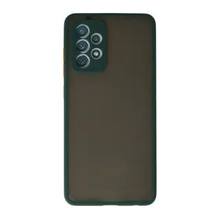 Samsung Galaxy A72 Kılıf Montreal Silikon Kapak - Koyu Yeşil