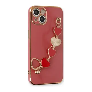 Apple iPhone 14 Kılıf Esila Silikon - Kırmızı