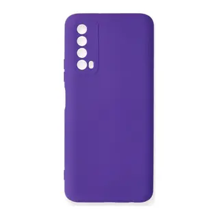 Huawei P Smart 2021 Kılıf Nano içi Kadife Silikon - Mor