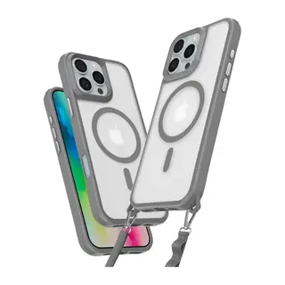 Apple iPhone 16 Pro Max Kılıf Enka Magsafe Silikon Kılıf - Titan Gri