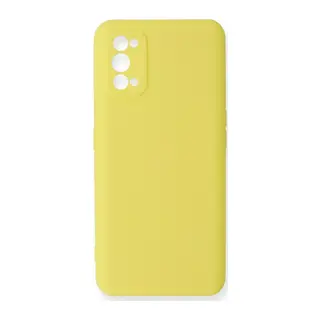 Realme 7 Pro Kılıf Nano içi Kadife Silikon - Sarı