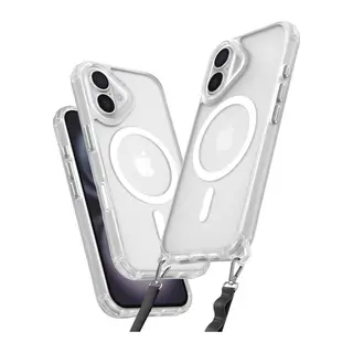 Apple iPhone 16 Kılıf Enka Magsafe Silikon Kılıf - Şeffaf