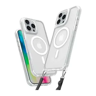 Apple iPhone 16 Pro Kılıf Enka Magsafe Silikon Kılıf - Şeffaf