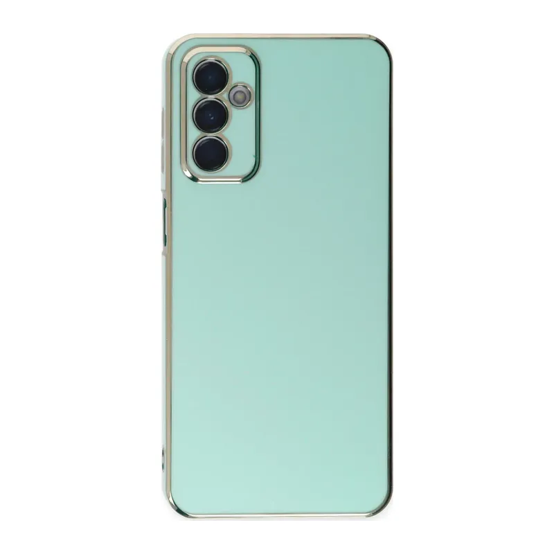 Samsung Galaxy M23 Kılıf Volet Silikon - Açık Yeşil