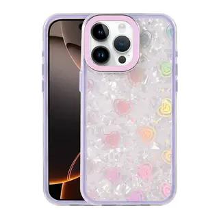 Apple iPhone 15 Pro Lumi Desenli Kapak - Mor
