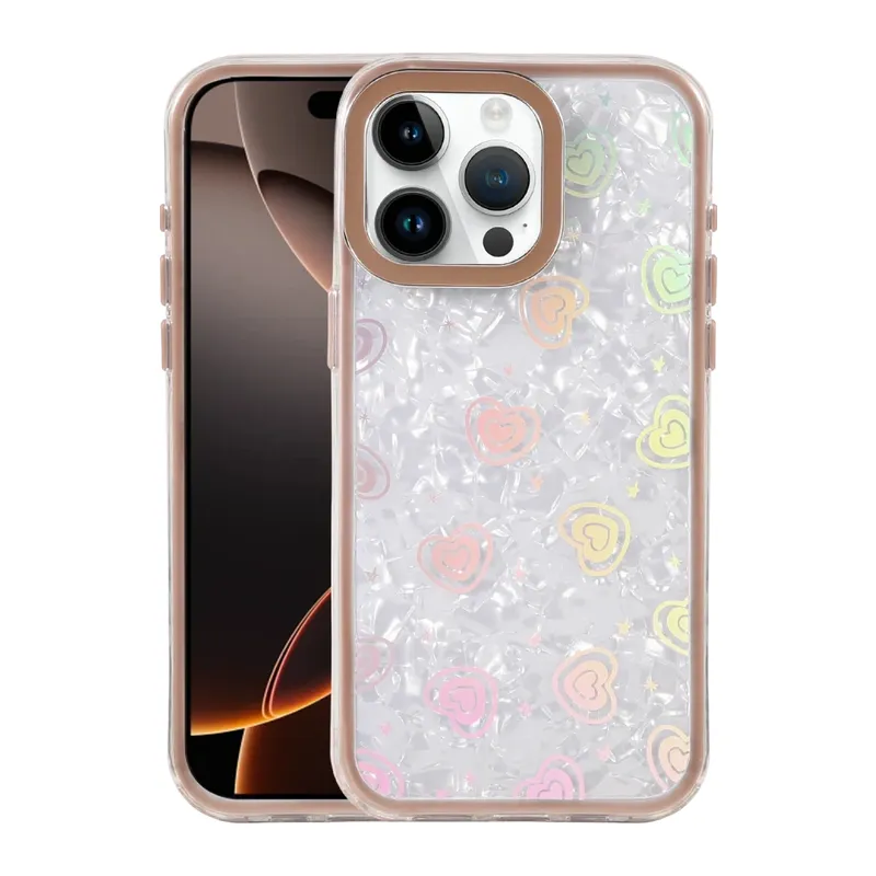 Apple iPhone 15 Pro Lumi Desenli Kapak - Çöl Titanyum
