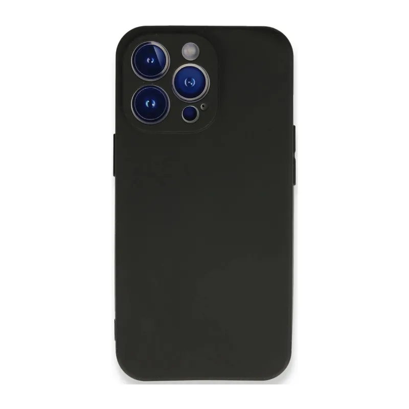 Apple iPhone 14 Pro Kılıf First Silikon - Siyah