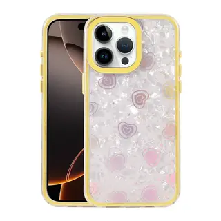 Apple iPhone 16 Pro Lumi Desenli Kapak - Sarı