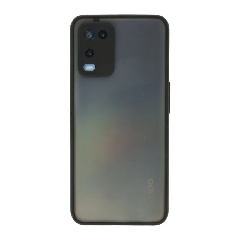 Oppo A54 4G Kılıf Montreal Silikon Kapak - Siyah