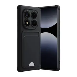 Xiaomi Redmi Note 14 Pro 4G Kelvin Kartvizitli Silikon - Siyah
