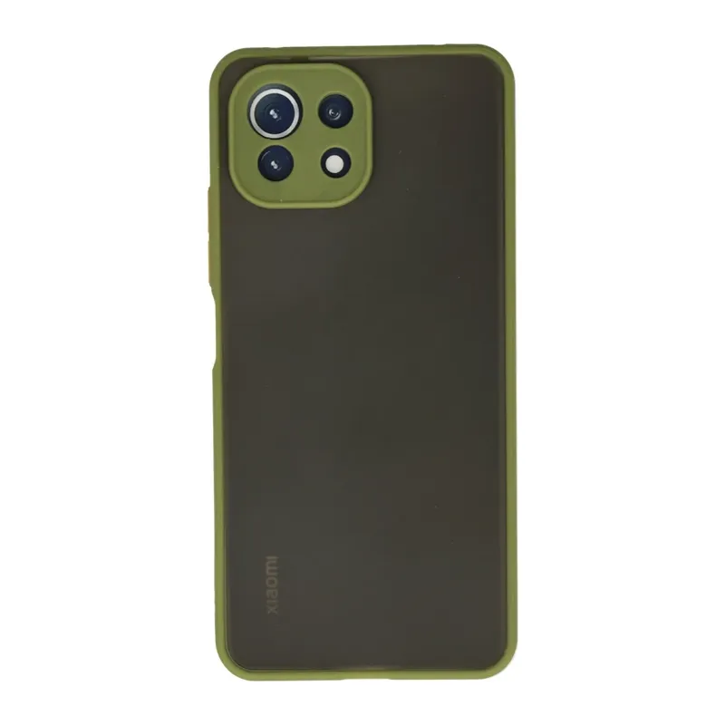 Xiaomi Mİ 11 Lite Kılıf Montreal Silikon Kapak - Açık Yeşil