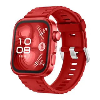Huawei Fit 4 Nova Silikon Kordon - Kırmızı