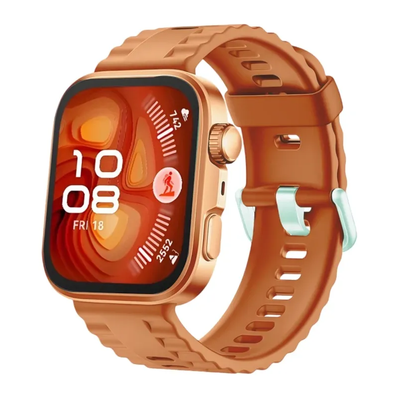 Huawei Fit 4 Nova Silikon Kordon - Turuncu