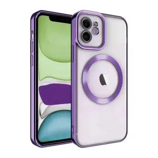 Apple iPhone 11 Kılıf Kross Magneticsafe Kapak - Mor